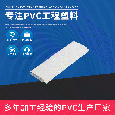 PVC plastic extrusion profile