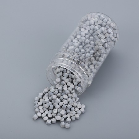 Grey hard PVC particles