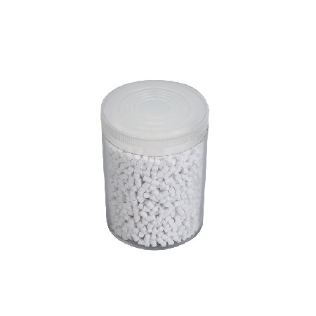 White PVC extruded pellets