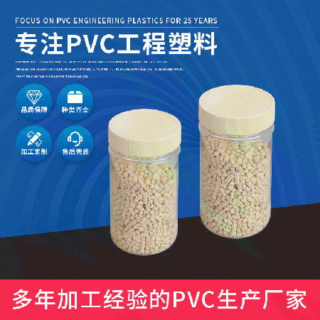 Raw material particles for PVC extrusion